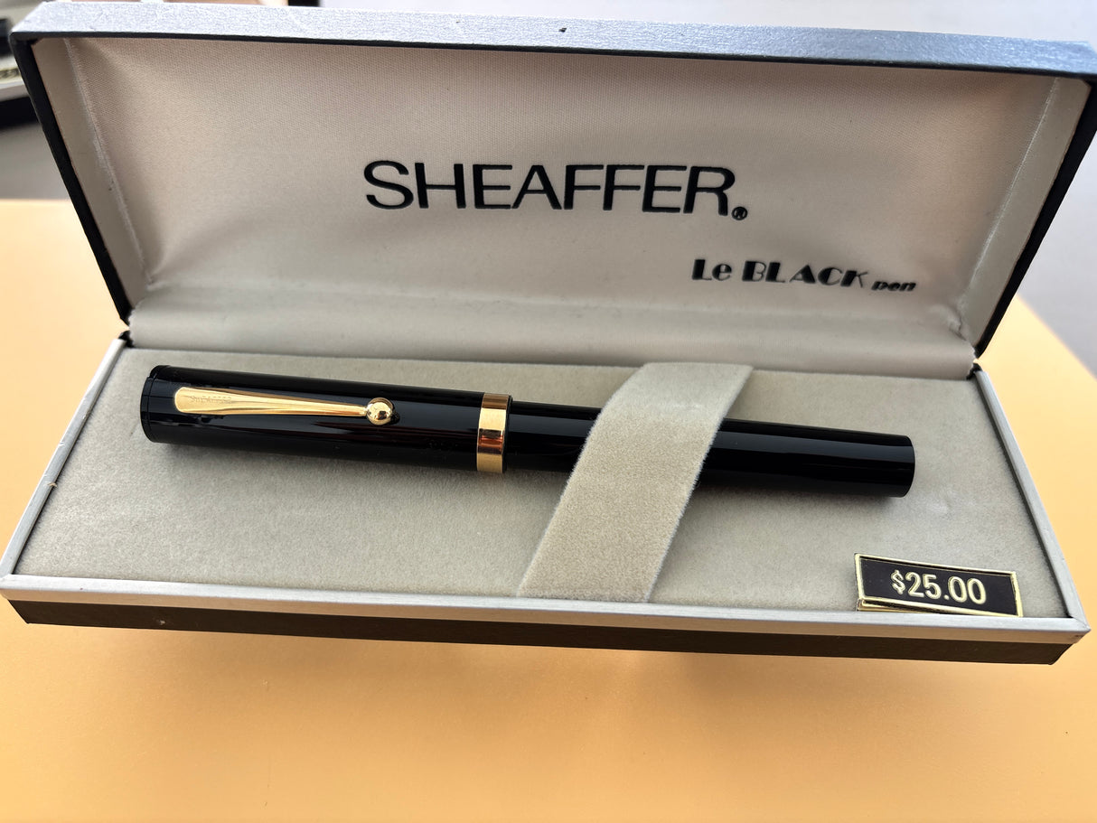 Sheaffer " Le Black Pen " circa 1990 New condition and boxed  - Fountain Pen