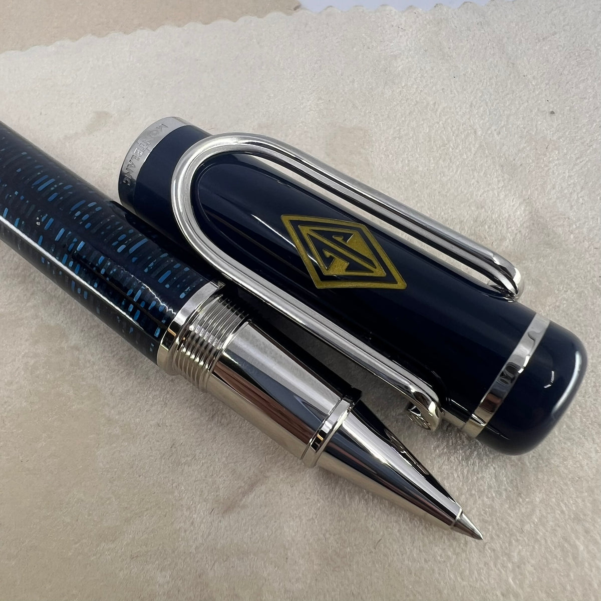 Montblanc Great Characters Homage to "The Great Gatsby" Special Edition Blue Pearl Rollerball