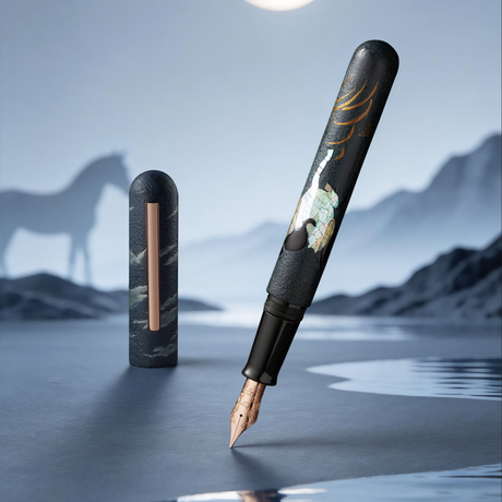 IKKAKU by Nahvalur – 骏 Year of the Horse Fountain Pen 14K Collection