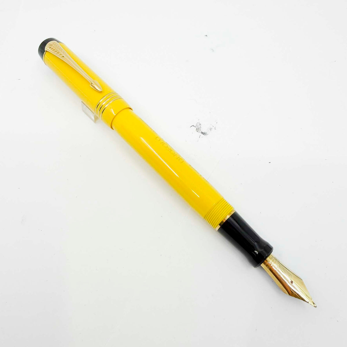 Parker Duofold Centennial Mandarin Yellow Limited Edition  Fountain Pen - Medium 18kt Gold Nib