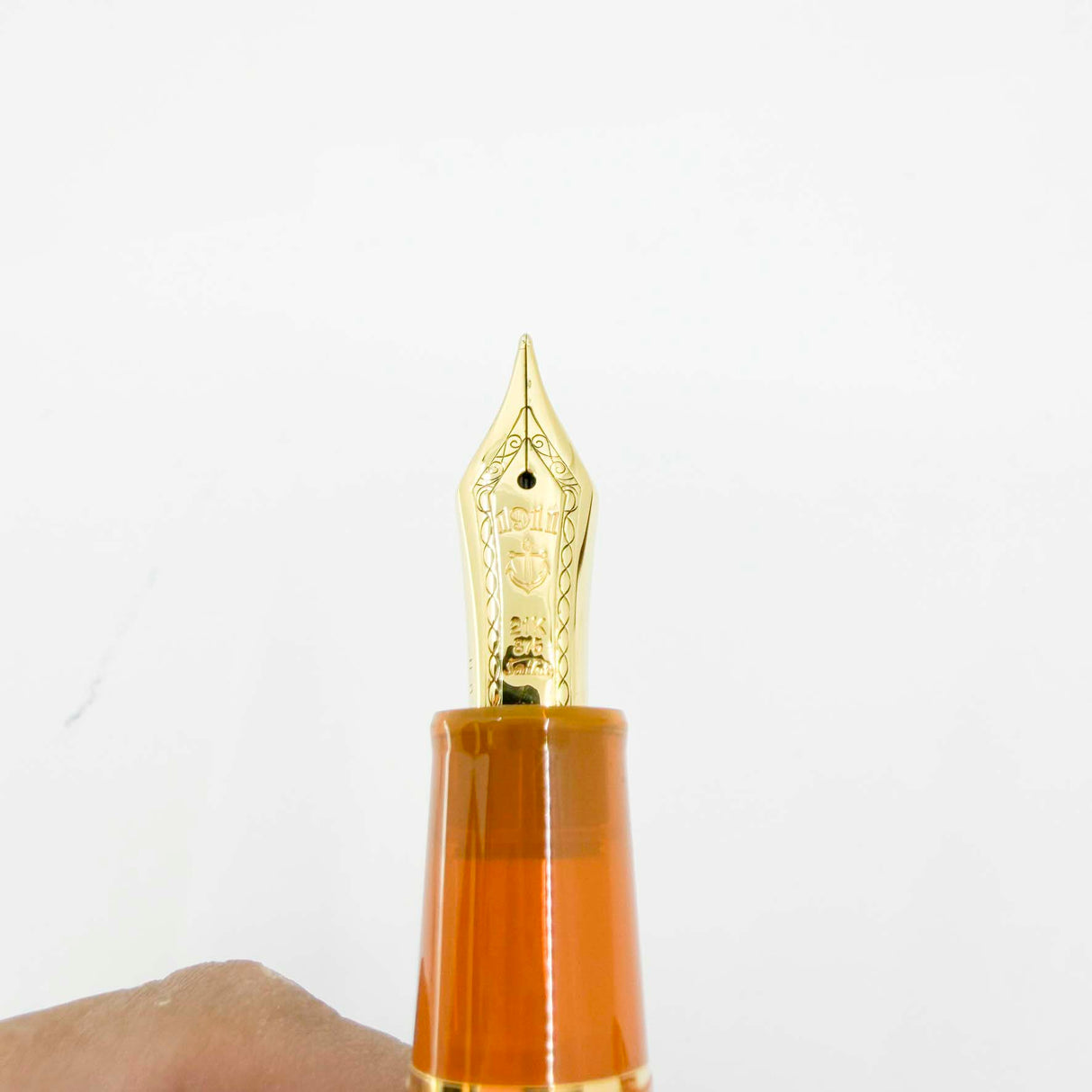 Sailor 1911L Large Butterscotch Limited Edition Fountain  Pen (Only 100 of each Size Made-Fountain Pen Hospital Exclusive) - Broad 21kt Gold Nib