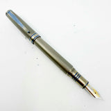 Grayson Tighe Titanium Limited Edition Fountain Pen - Fine Tighe 18kt Gold Nib (2005) - RARE & VERY DESIRABLE!!