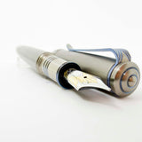 Grayson Tighe Titanium Limited Edition Fountain Pen - Fine Tighe 18kt Gold Nib (2005) - RARE & VERY DESIRABLE!!