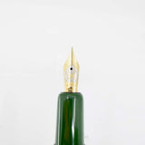 Danitrio Kara-Nuri Green (+Red/Black/Gold)  Urushi  Hand Painted Lacquer Over-Sized Fountain Pen  - Fine 18kt Gold Nib