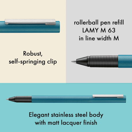 LAMY CP1 Aquamarine Rollerball Pen Collection