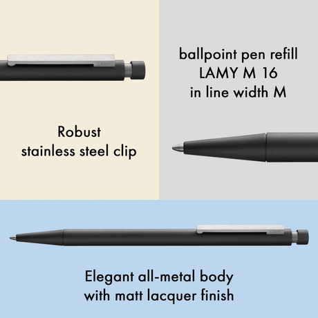 LAMY CP1 Black Ballpoint Pen Collection