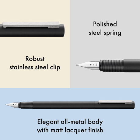 LAMY CP1 Black Fountain Pen Collection