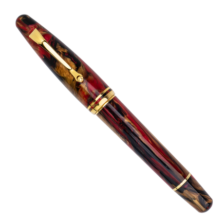 Maiora Ultra Ogiva Golden Rule Fountain Pen 14K Nib Collection