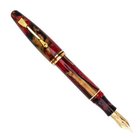 Maiora Ultra Ogiva Golden Rule Fountain Pen 14K Nib Collection