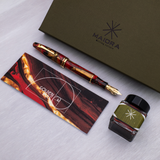 Maiora Ultra Ogiva Golden Rule Fountain Pen 14K Nib Collection