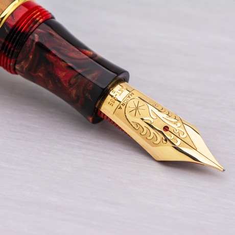 Maiora Ultra Ogiva Golden Rule Fountain Pen 14K Nib Collection