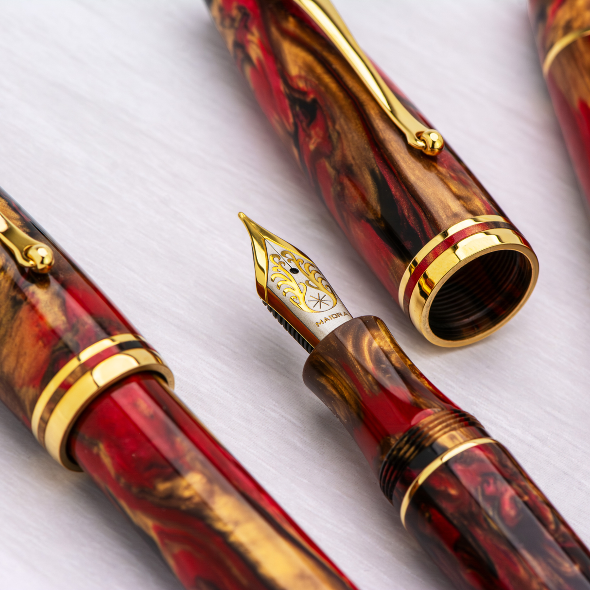 Maiora Ultra Ogiva Golden Rule Fountain Pen Collection