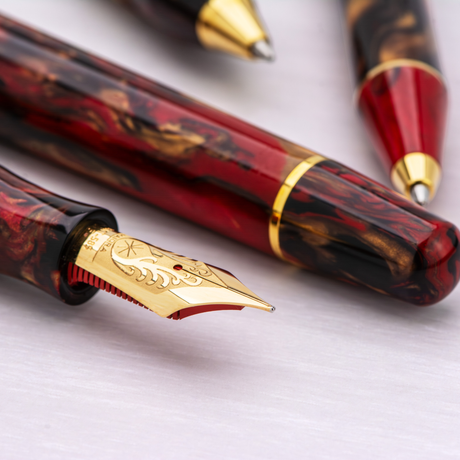 Maiora Ultra Ogiva Golden Rule Fountain Pen Collection