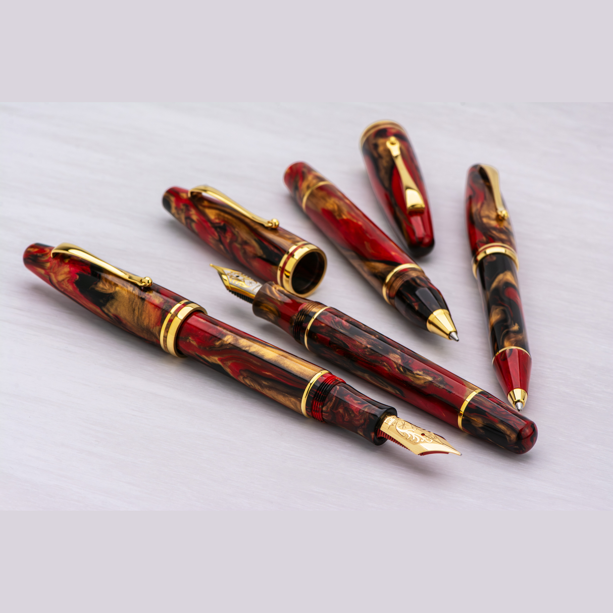 Maiora Ultra Ogiva Golden Rule Fountain Pen Collection