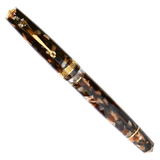 Minerva Terra di Siena Gold Trim Fountain Pen Collection