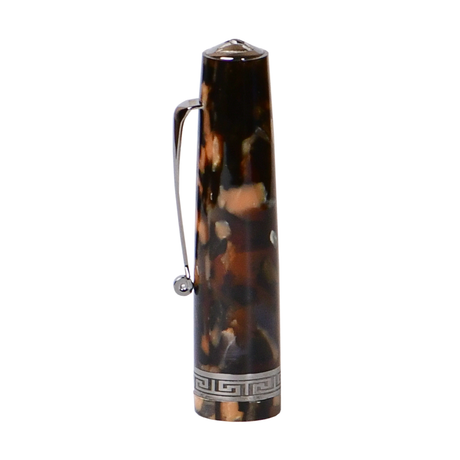 Minerva Terra di Siena Grey ruthenium Trim Fountain Pen Collection