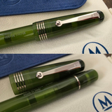 Molteni Modelo M54 Plus Demonstrator Forest Green Rhodium Trim Fountain Pen Collection
