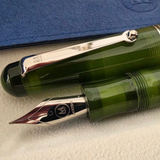 Molteni Modelo M54 Plus Demonstrator Forest Green Rhodium Trim Fountain Pen Collection