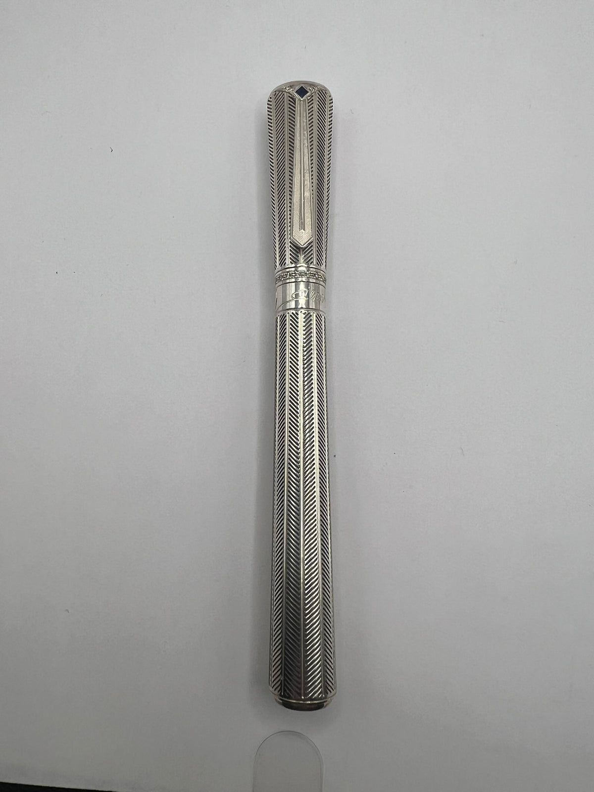 Montblanc Marlene Dietrich Sterling Silver & Diamond Limited Edition 1901 Fountain Pen -  Medium 18kt Gold Nib