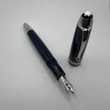Montblanc Origin Blue #146 LeGrand Fountain Pen -  Medium 18kt Gold Nib