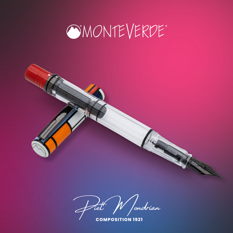 Monteverde USA MP1 Mondrian Composition 1921 Fountain Pen Collection