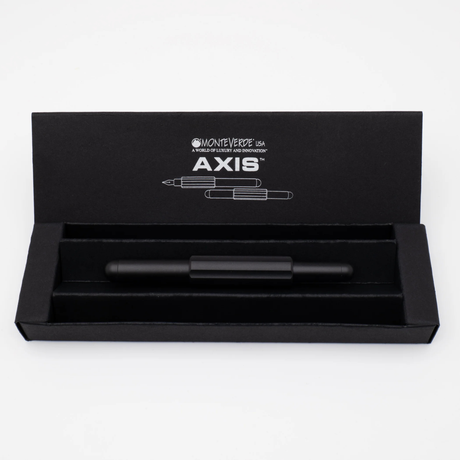 Monteverde USA Axis Matte black Fountain Pen Collection