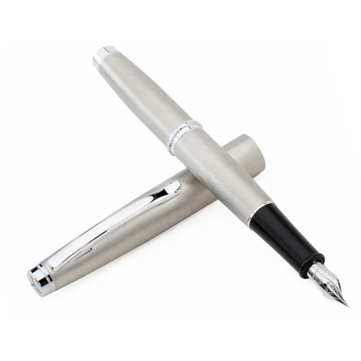 Monteverde USA Dakota Stainless Steel Fountain Pen Collection