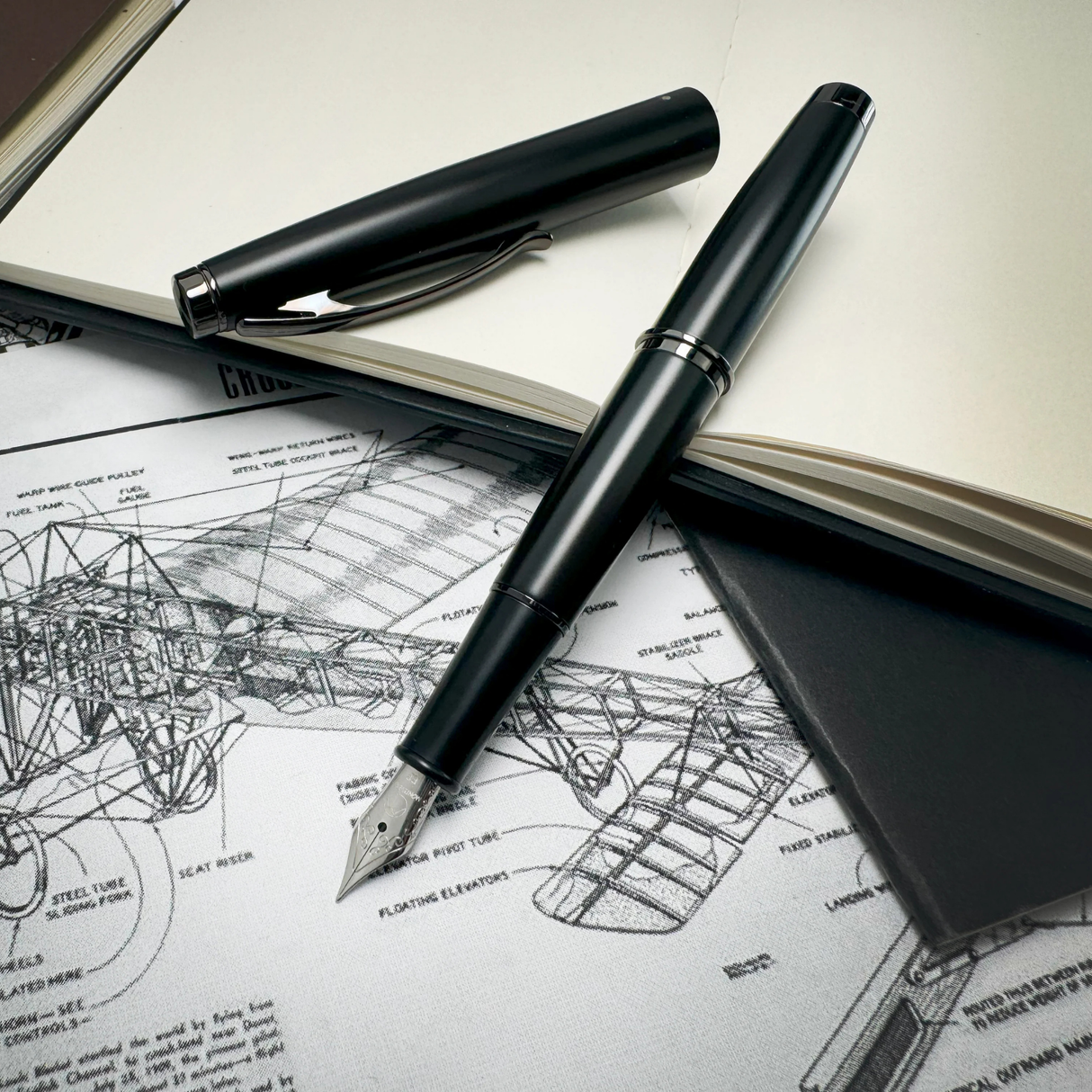 Monteverde USA Dakota Black Sky Fountain Pen Collection