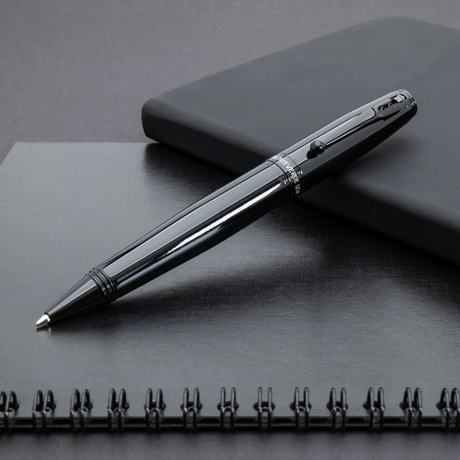 Monteverde USA Invincia Fusion Stealth Black Ballpoint Pen Collection