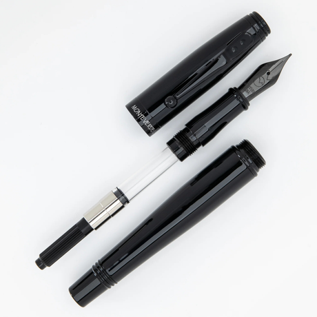 Monteverde USA Invincia Fusion Stealth Black Fountain Pen Collection