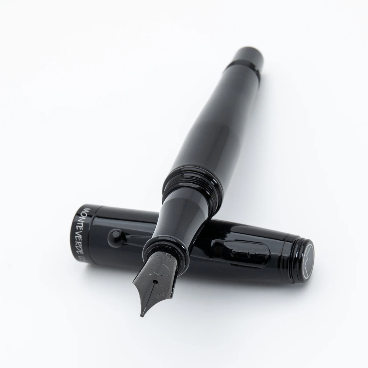 Monteverde USA Invincia Fusion Stealth Black Fountain Pen Collection
