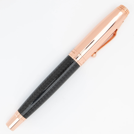 Monteverde USA Invincia Rose Gold Carbon Fiber Rollerball Collection