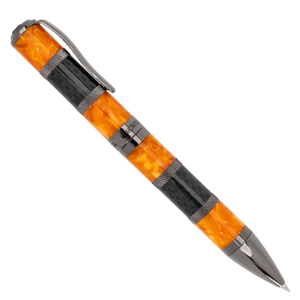 Monteverde USA Regatta Orange Carbon Ballpoint Pen Collection