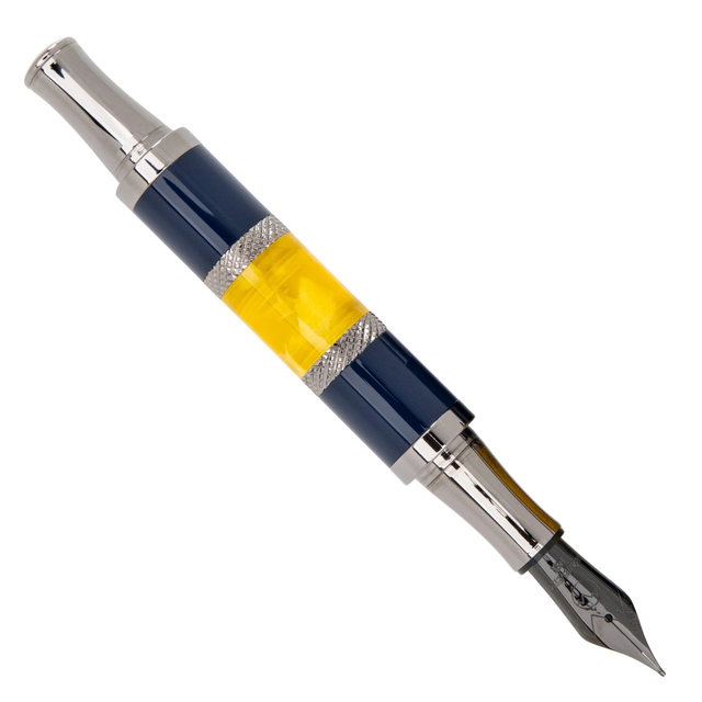 Monteverde USA Regatta Blue Yellow Fountain Pen collection