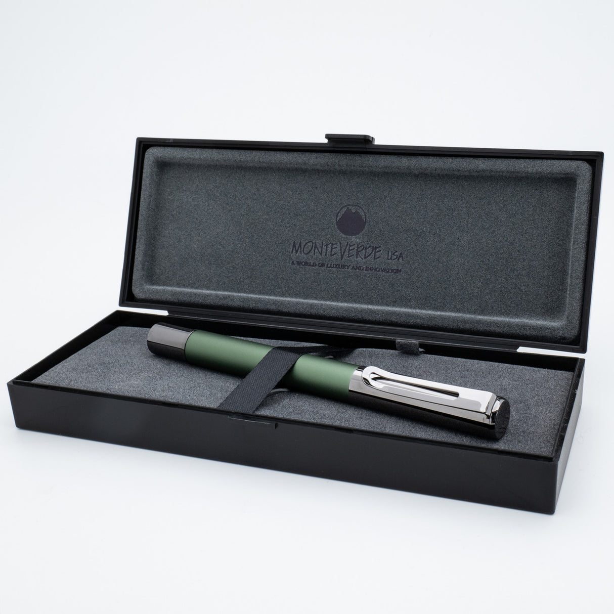 Monteverde USA® Ritma Anodized Green Rollerball Pen
