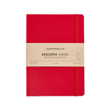 My Paperclip EXECUTIVE SERIES HARD COVER Back Pocket Red Plain Collection
