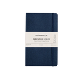 My Paperclip Executive Series Notebook (Soft Cover) - Medium (With Back Pocket) 127 x 210 mm Collection Checks Blue