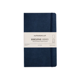 My Paperclip Executive Series Notebook (Soft Cover) - Medium (With Back Pocket) 127 x 210 mm Collection Plain blue