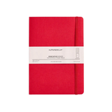 My Paperclip Executive Series Notebook (Soft Cover) - A5 (With Back Pocket) 148 x 210 mm Collection Checks Red