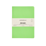 My Paperclip Neo Basic Center Thread Sewn Notebook 148 x 210 mm Ruled Collection NeonGreen
