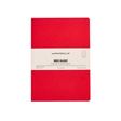 My Paperclip Neo Basic Center Thread Sewn Notebook 148 x 210 mm Ruled Red Collection
