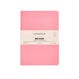 My Paperclip Neo Basic Center Thread Sewn Notebook 148 x 210 mm Ruled Collection Pink