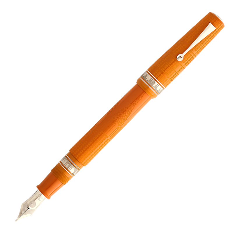 ASC Bologna Extra I Love NY Chrysler Building Rhodium Trim - Fountain Pen