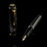 OMAS Cobra Silver Guilloché Fountain Pen
