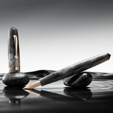 OMAS Studio Grigio Luminoso Rose Gold Trim Fountain Pen Collection