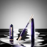 OMAS Studio Ametista Profundo Rose Gold Trim Fountain Pen Collection