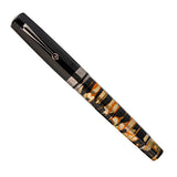 OMAS Paragon Fountain Pen Black Lucens Silver Trim