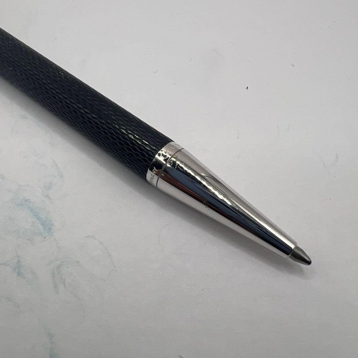 Graf Von Faber Castell Black Guilloche Ball Pen