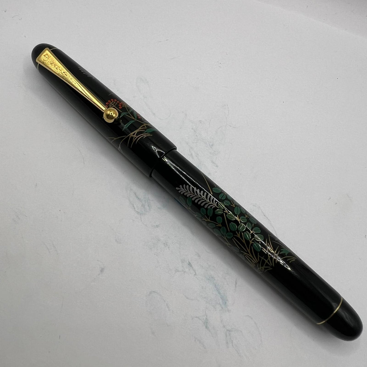 Namiki Nippon Wildflowers Fountain Pen - circa 2000