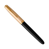 Parker 51 Deluxe Black & Gold - Fountain Pen (18KT Nib)